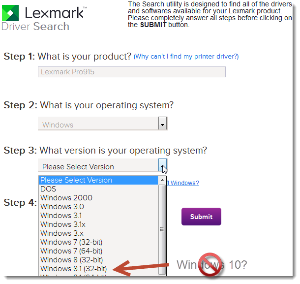 download lexmark printer driver for windows 10